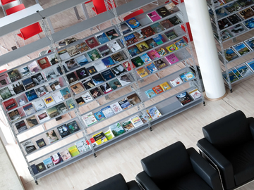 SOCRATE DISPLAY - Double-sided floor-standing retail display unit by Caimi Brevetti - view 2